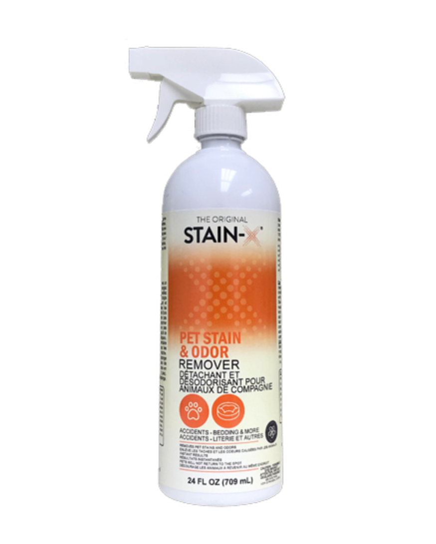 Stain X Pro Pet Stain & Odor Remover 24 Oz Spray Cleaner