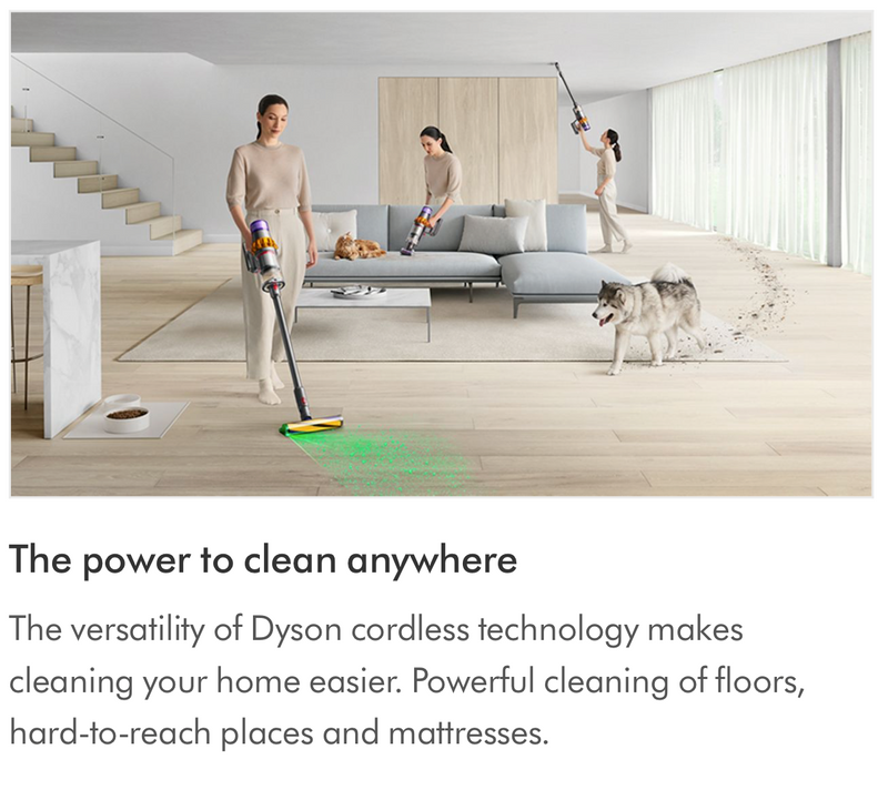 Dyson V15B Detect Vacuum Cleaner Factory Refurbished | 1 Year Warranty