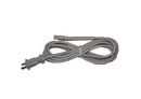8' Wall End Power Cord for Central Vacuum Hose 0 Black / Grey