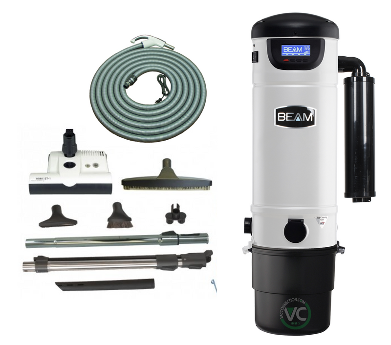 Beam SC3700 Limited Edition Central Vacuum with SEBO Cleaning Set - 35' Hose