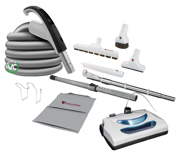 Central Vacuum Cleaning Set with Deluxe PB11 Powerhead