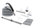 Premium Central Vacuum 35' Hose Set - 24 Volt
