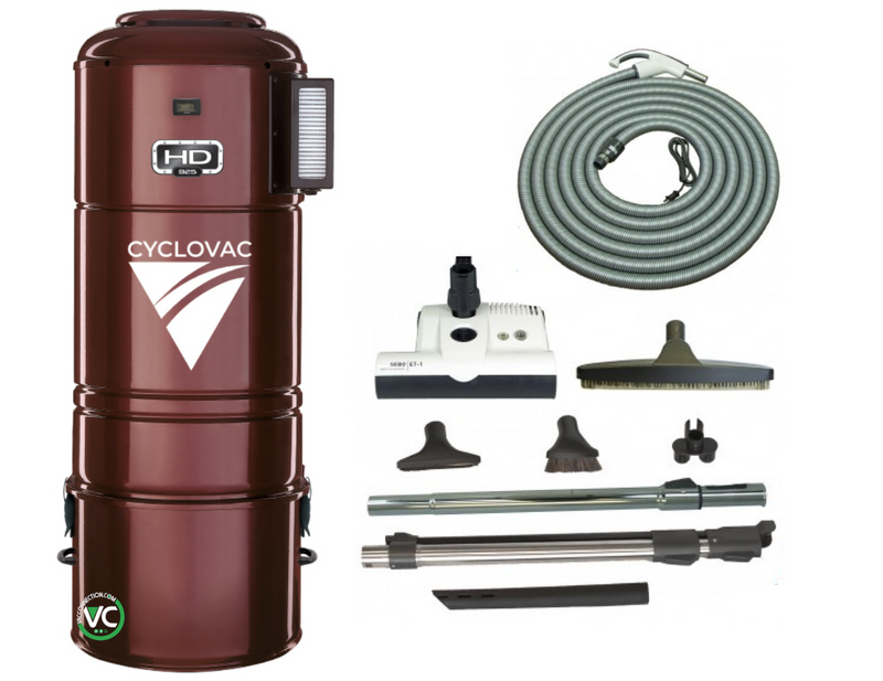 Cyclovac Central Vacuum HD925 with 35' SEBO Cleaning Set