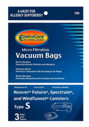 Hoover Vacuum Bags Bag Type S ( 3 Pack )