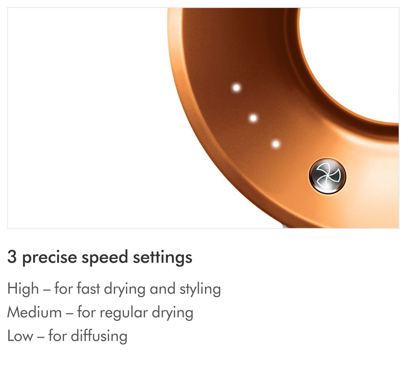 Refurbished Dyson Supersonic hair dryer (Nickel/Copper)