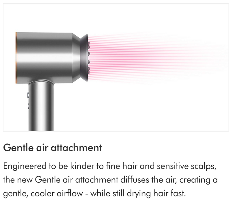 Refurbished Dyson Supersonic hair dryer (Nickel/Copper)