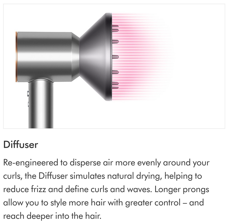 Refurbished Dyson Supersonic hair dryer (Nickel/Copper)