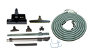 SEBOCV35 DELUX Black Central Vacuum Hose & Attachment Set 