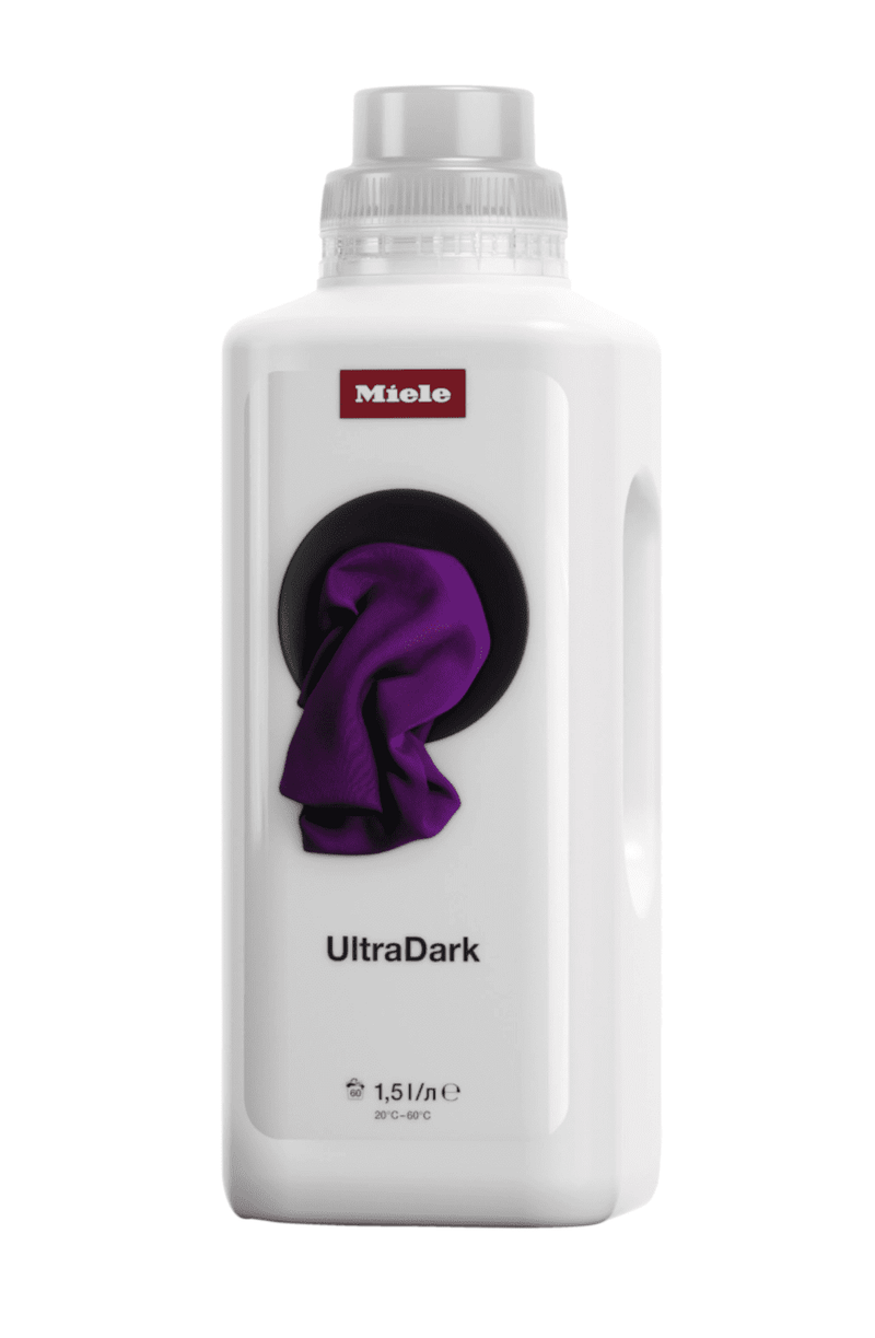 Miele UltraDark detergent for delicates, dark and black textiles..