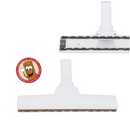 Deluxe 12 ” Hard Floor Brush | Horse Hair &  Rubber Wheels.