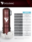 Cyclovac Central Vacuum H725 with 35' Luxe 24volt Cleaning Set