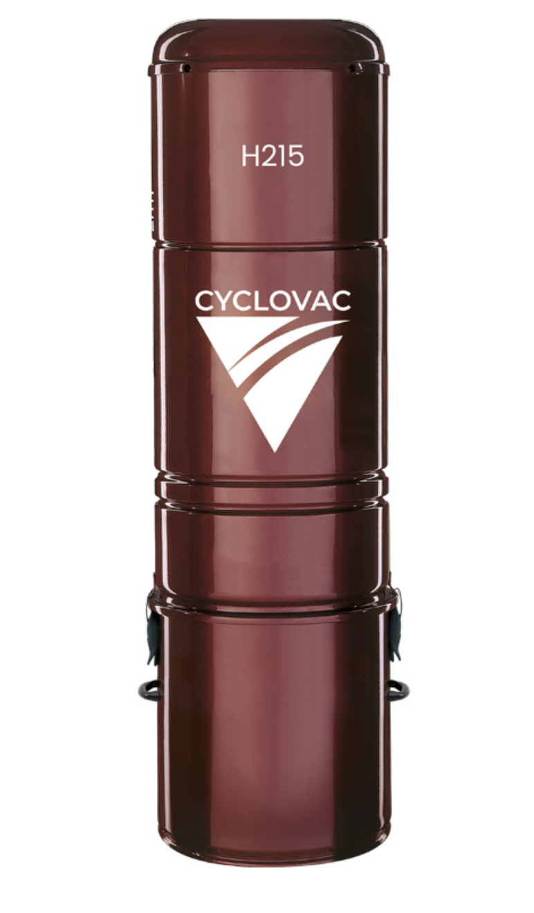 Cyclo Vac Central Vacuum H215 with Super Luxe 12'' Brush Cleaning Set 35'