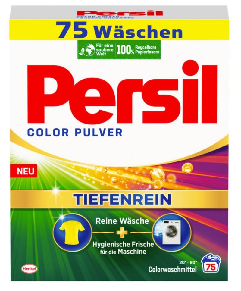 Persil Powder Universal Colour 75WL Henkel Laundry Detergent