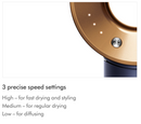 Dyson Supersonic Hair Dryer in Prussian Blue/Copper |Refurbished By Dyson