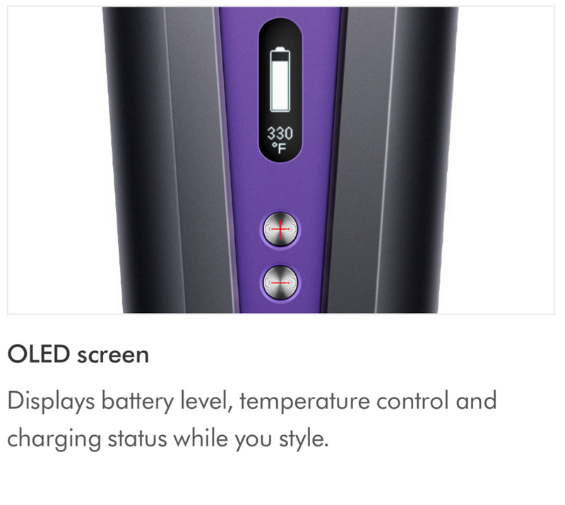 Dyson Corrale charging indicator lights chart