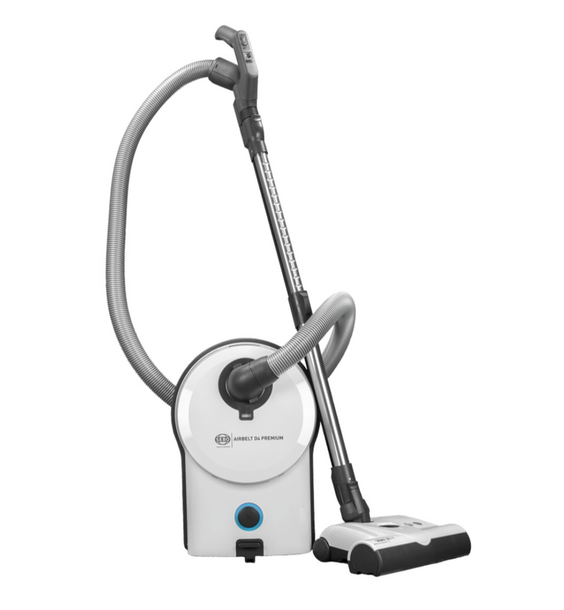 SEBO Airbelt D4 Premium Canister Vacuum in White