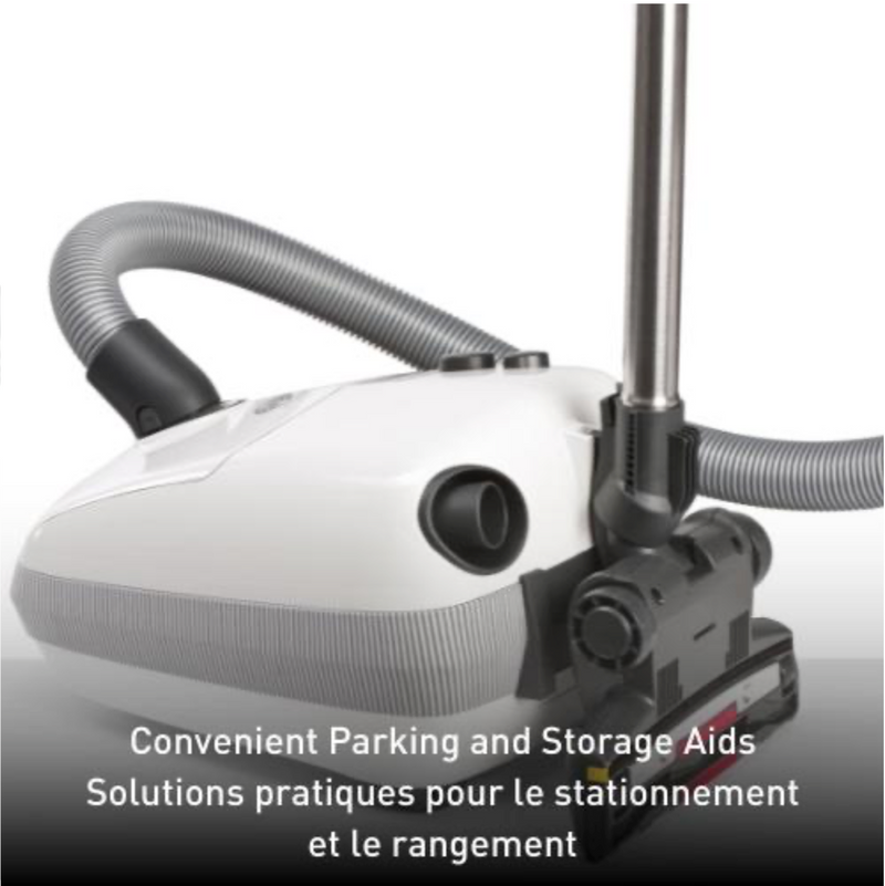 SEBO Airbelt E3 Premium Canister Vacuum in Pastel Pink