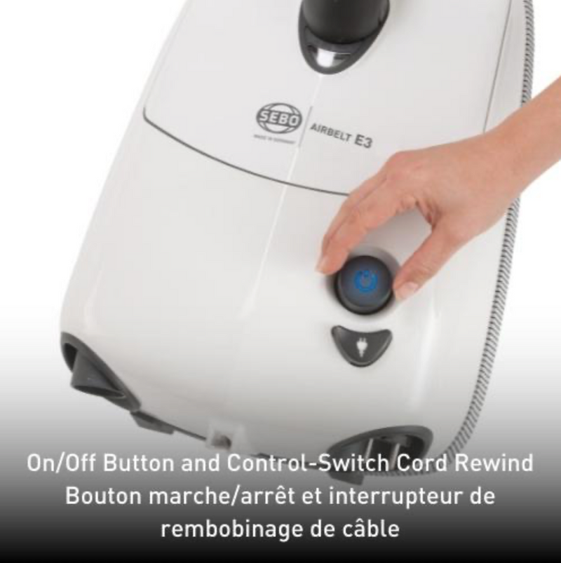 SEBO Airbelt E3 Premium Canister Vacuum in Pastel Mint
