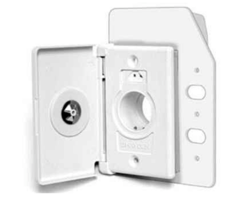 Side Open Inlet Full Door Side-Opening SuperValve Inlet - 110 / 24 Dual Voltage