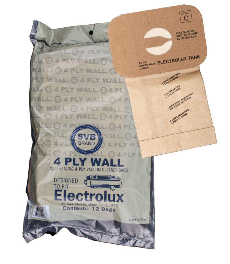 Electrolux Type C Vacuum Bags (12 Pack)