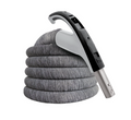 Premium 35' Low Voltage Central Vacuum Hose ( Soft Cover & 24 volt with switch )