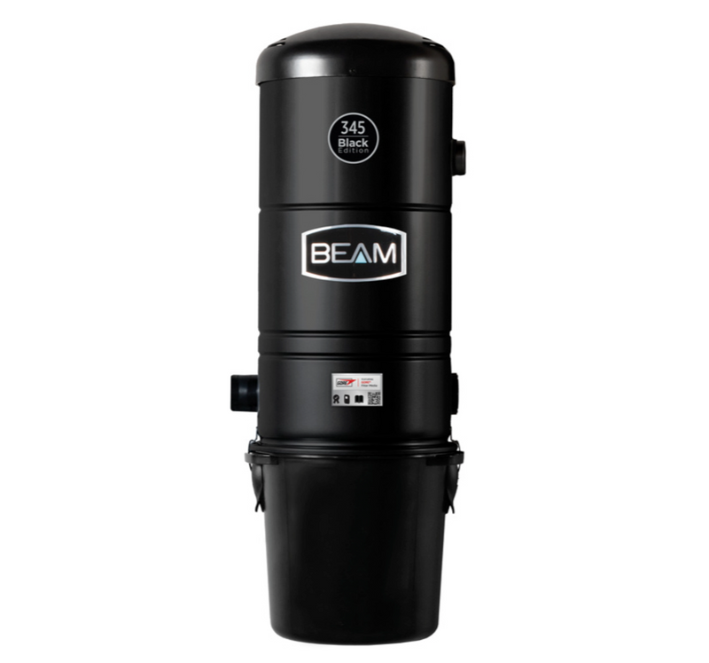 Beam Central Vacuum Canister Model 345A Black Edition