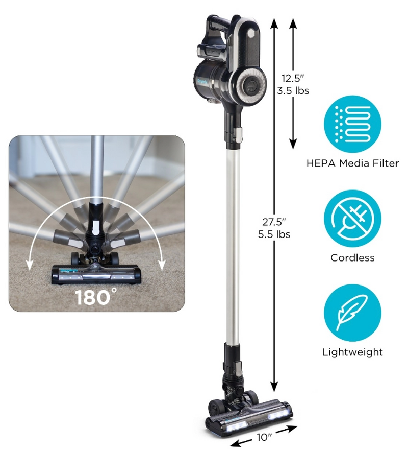 Simplicity S65 Premium Multi-Use Cordless Stick Vacuum Cleaner ( New Display Model )