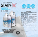Stain X Carpet & Upholstery Shampoo 64Oz & 24Oz