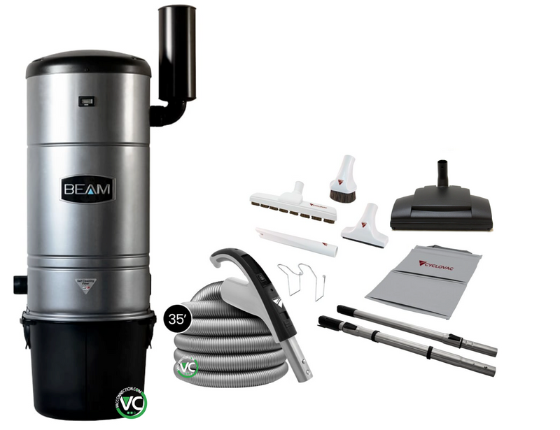 Beam 475A Central Vacuum with Wessel Cleaning Set