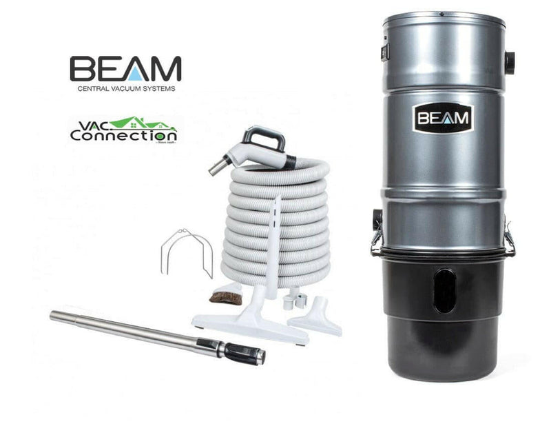Beam SC200 Central Vacuum with Premier Air Cleaning Set - 33' Hose.