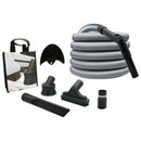 Central Vacuum Garage Car Care Set Including Hose & Tools.