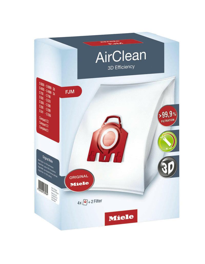 Miele FJM Vacuum Bags - AirClean 3D Efficiency POS.