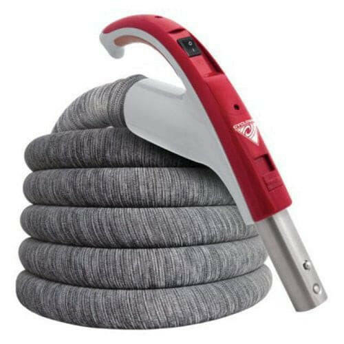 Cyclo Vac Attachment kit 24V with Super Luxe brush 12" and Hose Sock. 40'.