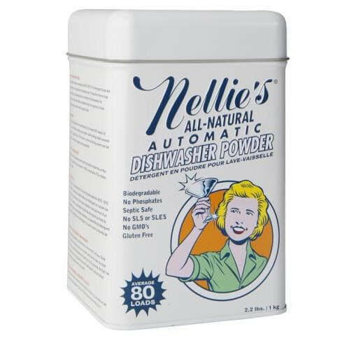 Nellie's Dishwasher Powder | 80 Load Tin.