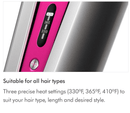 Dyson Corrale Cordless Straightener (Black/Nickel Fuchsia) | Refurbished By Dyson.