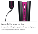 Dyson Corrale Cordless Straightener (Black/Nickel Fuchsia) | Refurbished By Dyson.
