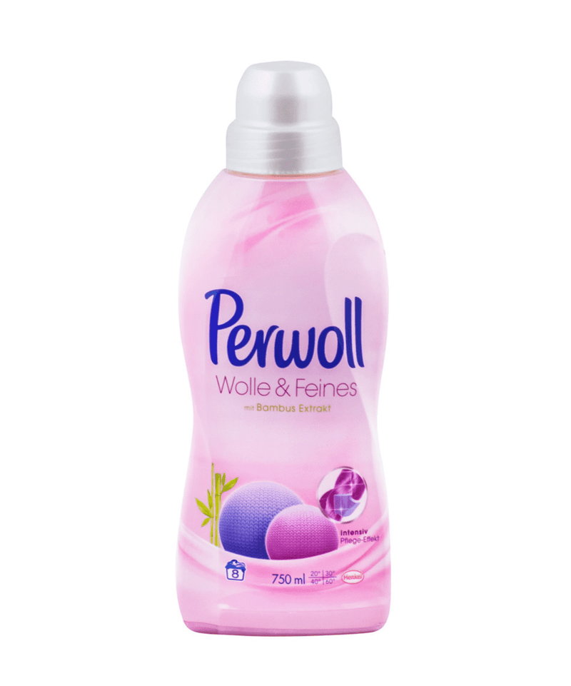 Perwoll Wool & Silk Liquid Henkel Laundry Detergent 8WL.