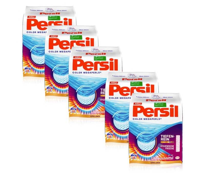 Persil Megaperls Universal Colour | Case of 5 | 90WL Henkel Laundry Detergent.