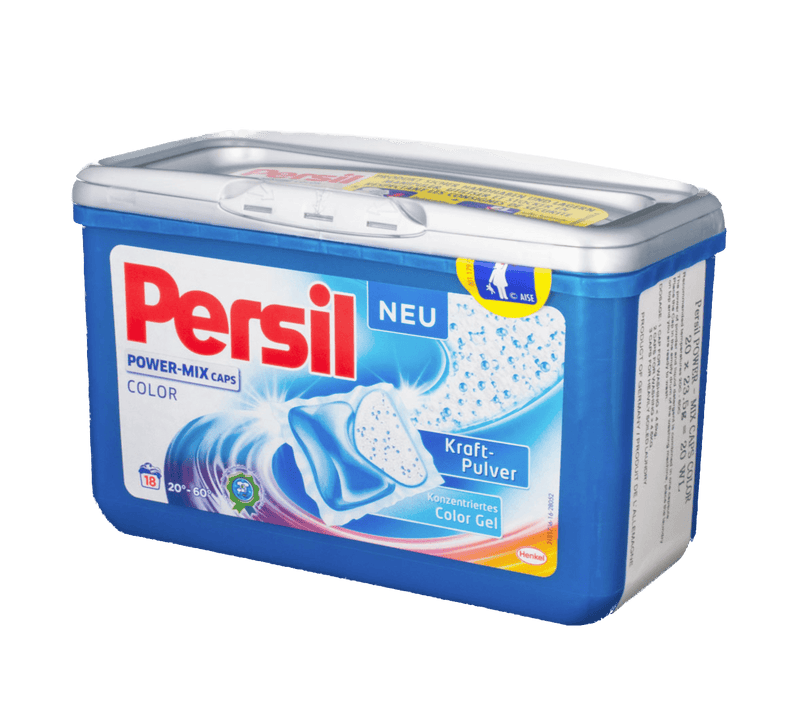 Persil Power Mix Color 18WL Capsules | Henkel Laundry Detergent.