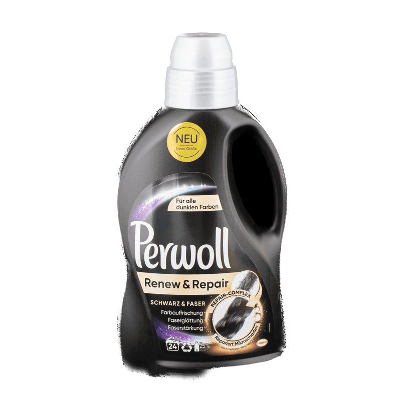 Perwoll Liquid Detergent - Renew & Repair For Black And Darks - 24 Loads (1.4L).