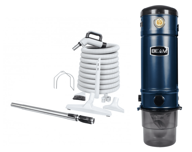 BEAM SC375 Central Vacuum 65th Anniversary Edition | Premier Air Cleaning Set - 33' Hose.