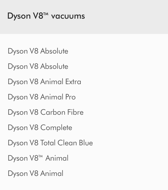 Replacement Bin for Dyson V7 & V8.