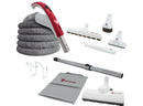 Cyclo Vac Central Vacuum H725 with Super Luxe 35' Hose Set + Sock and Carpet Turbo.